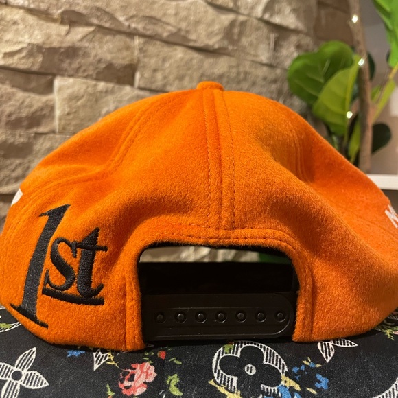 Rhude Vibrant Orange Cap with White Logo - Picture 7 of 13